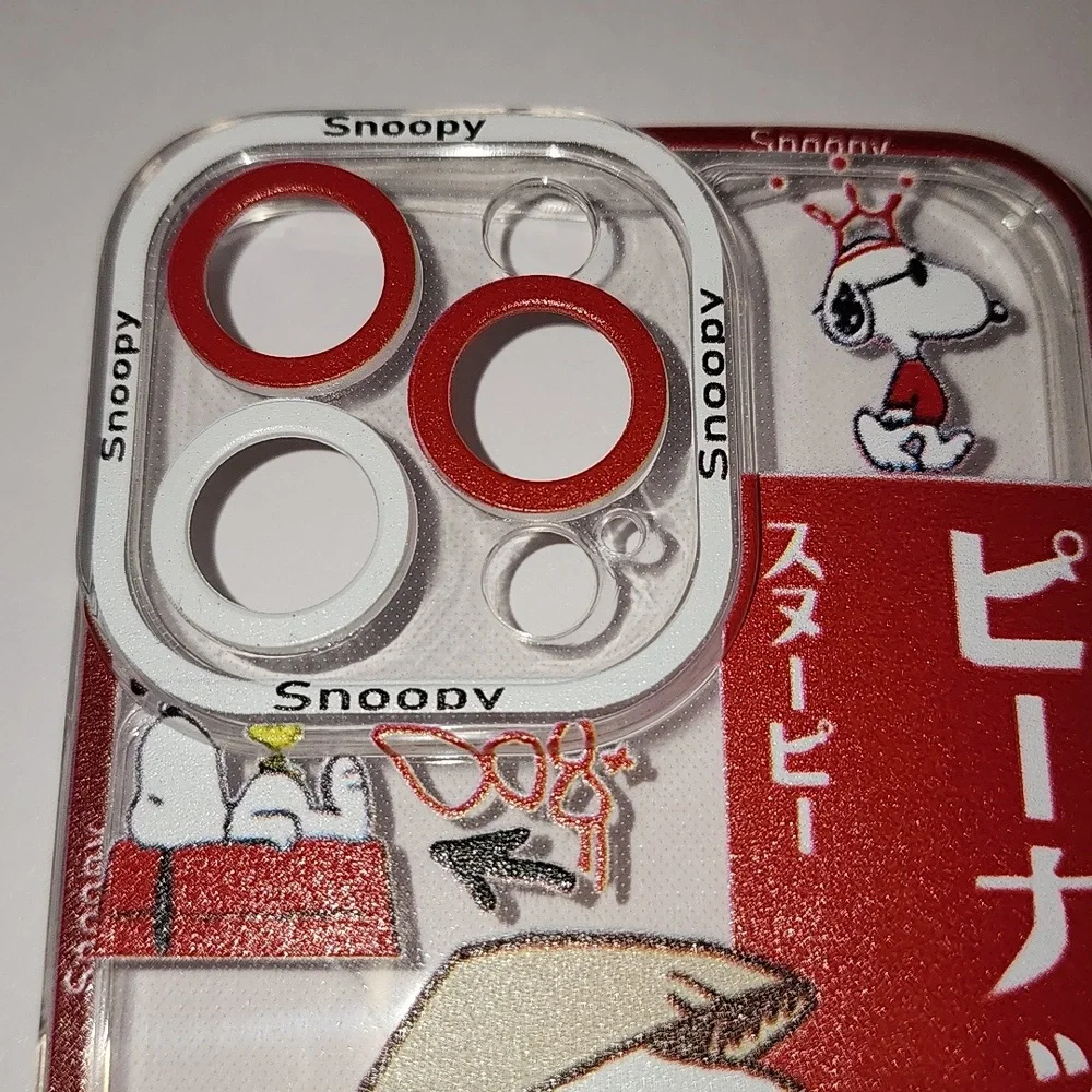 Brand new Apple IPhone 🍎 15 Pro Max Peanuts Snoopy soft Silicone Phone Case